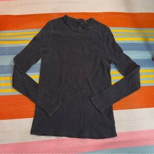 H&M Black Thermal Long Sleeve shirt Men’s Size Large